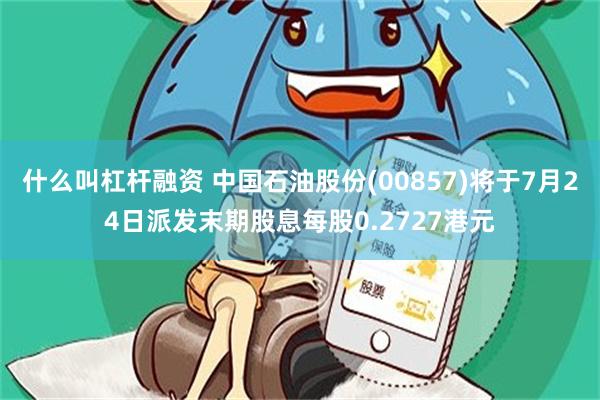 什么叫杠杆融资 中国石油股份(00857)将于7月24日派发末期股息每股0.2727港元